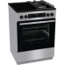 Голяма готварска печка  Gorenje GKC6C60XT, 71л, комбинирана, стъклокерамична